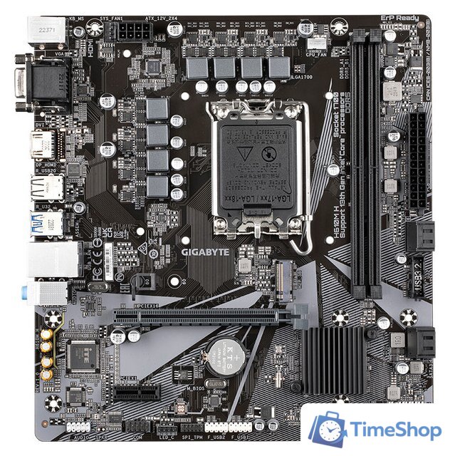 Материнская плата Gigabyte H610M H (rev. 1.0) - Изображение №1 — Интернет-магазин Time-Shop