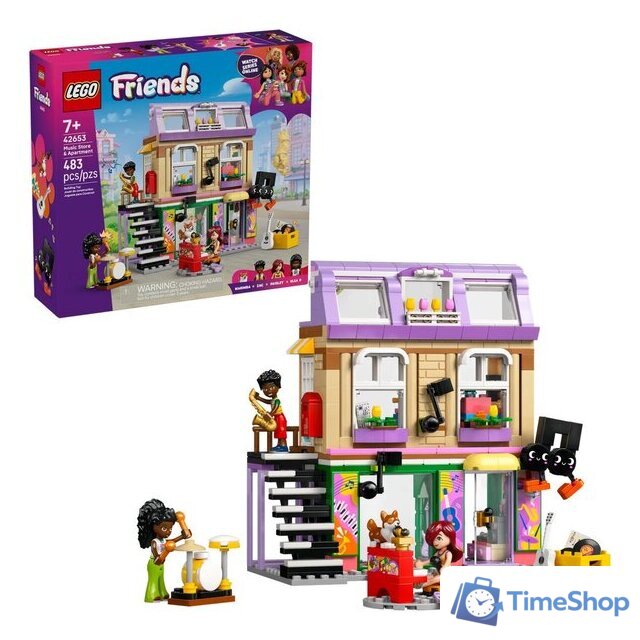 Конструктор LEGO Friends Музыкальный магазин и квартира 42653 - Изображение №8 — Интернет-магазин Time-Shop