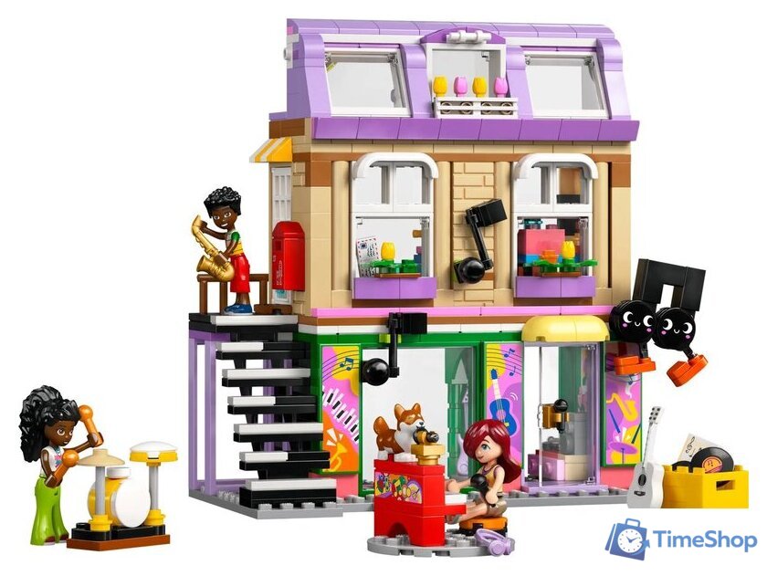 Конструктор LEGO Friends Музыкальный магазин и квартира 42653 - Изображение №2 — Интернет-магазин Time-Shop
