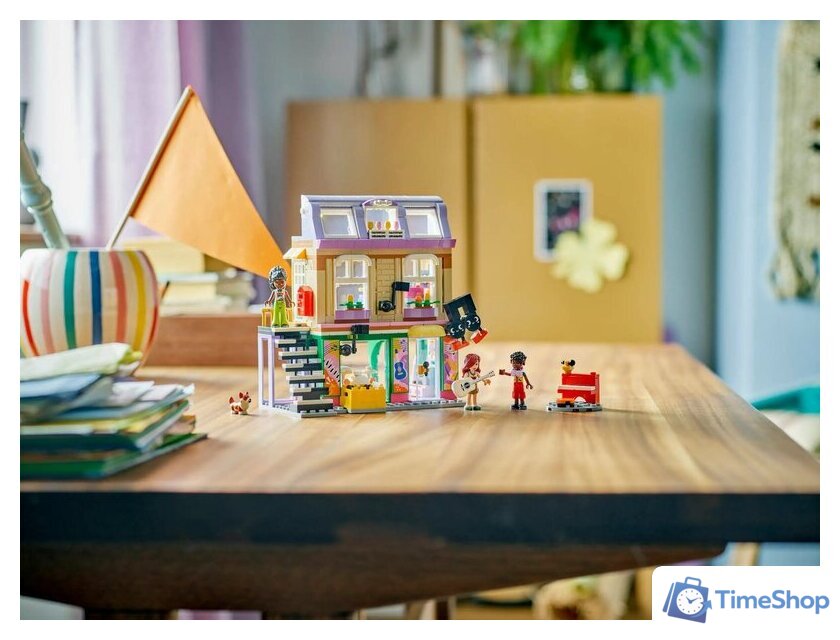 Конструктор LEGO Friends Музыкальный магазин и квартира 42653 - Изображение №11 — Интернет-магазин Time-Shop