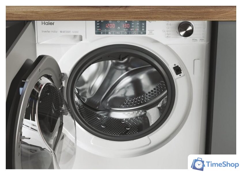 Стирально-сушильная машина Haier HWDQ90B416FWB-S - Изображение №5 — Интернет-магазин Time-Shop