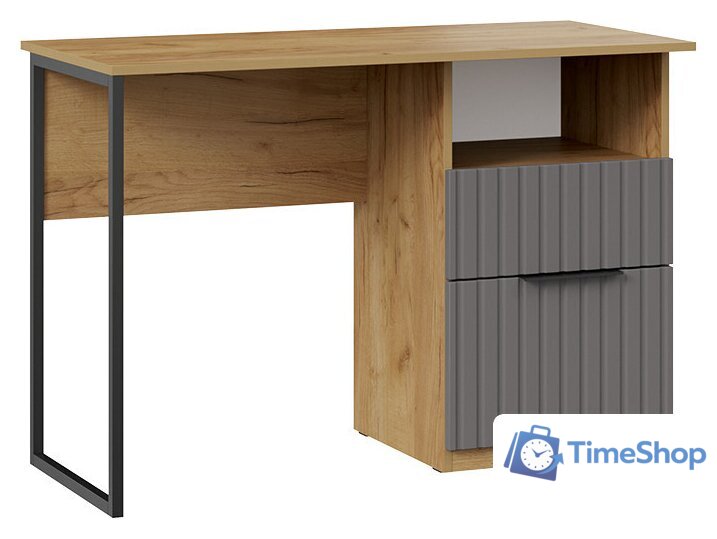 Стол Трия Хилтон тип 1 (дуб крафт золотой/графит матовый) - Изображение №1 — Интернет-магазин Time-Shop