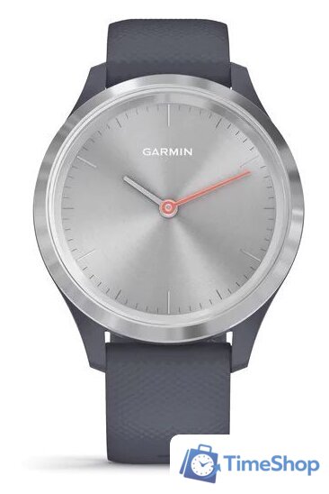 Гибридные умные часы Garmin Vivomove 3S (серебристый/синий) - Изображение №8 — Интернет-магазин Time-Shop