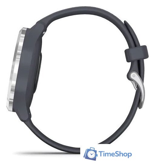 Гибридные умные часы Garmin Vivomove 3S (серебристый/синий) - Изображение №5 — Интернет-магазин Time-Shop