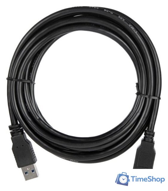 Кабель ACD ACD-U3AAF-20L USB Type-A - USB Type-A (2 м, черный) - Изображение №2 — Интернет-магазин Time-Shop