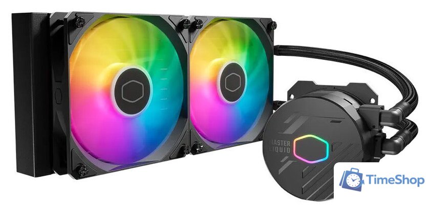 Система жидкостного охлаждения для процессора Cooler Master MasterLiquid ML240L Core ARGB MLW-D24M-A18PZ-R1 - Изображение №1 — Интернет-магазин Time-Shop