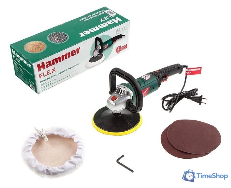 Полировальная машина Hammer USM1200P - Изображение №4 — Интернет-магазин Time-Shop