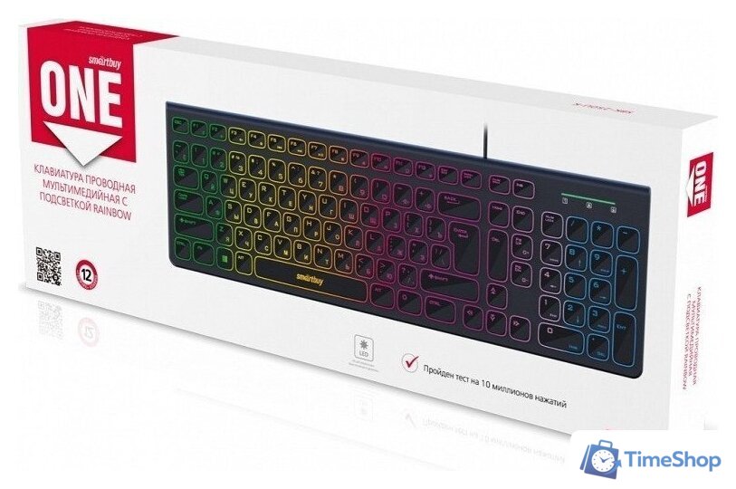 Клавиатура SmartBuy One 250 SBK-250U-K - Изображение №3 — Интернет-магазин Time-Shop