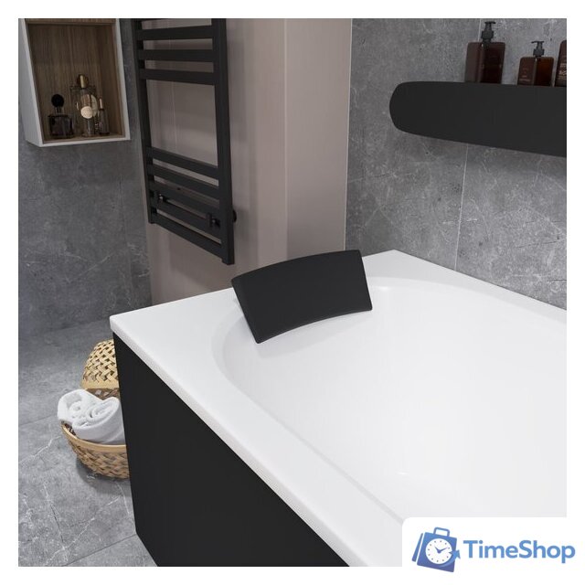 Ванна Lauter Haven 160 21202006 (с ножками, черным подголовн. черным лиц. и торц экраном) - Изображение №13 — Интернет-магазин Time-Shop