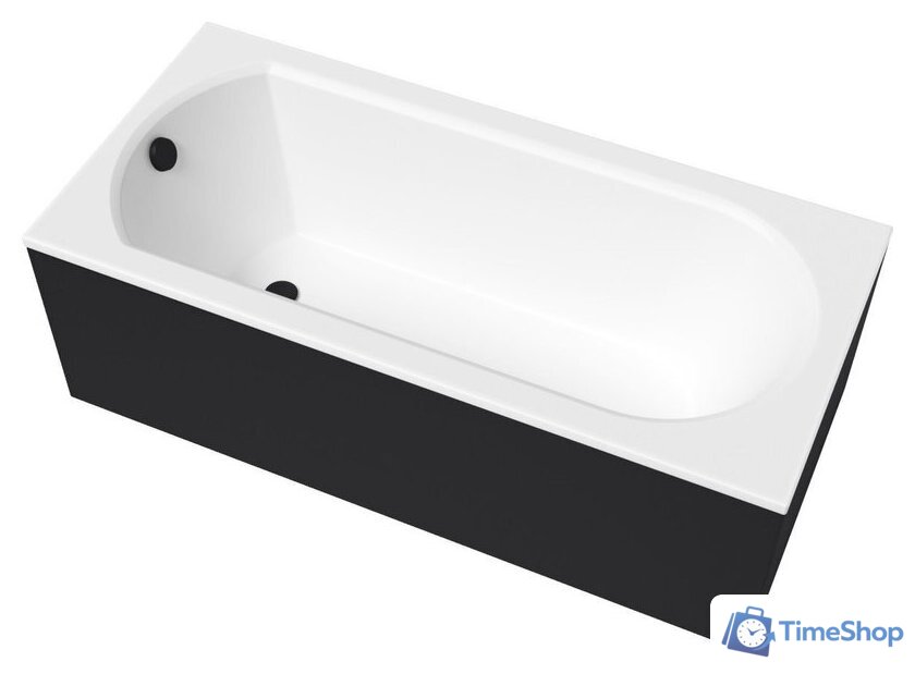 Ванна Lauter Haven 160 21202006 (с ножками, черным подголовн. черным лиц. и торц экраном) - Изображение №24 — Интернет-магазин Time-Shop