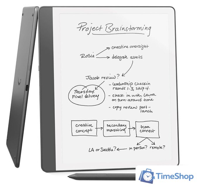 Электронная книга Amazon Kindle Scribe 2024 32GB Premium Pen (темно-серый) - Изображение №1 — Интернет-магазин Time-Shop