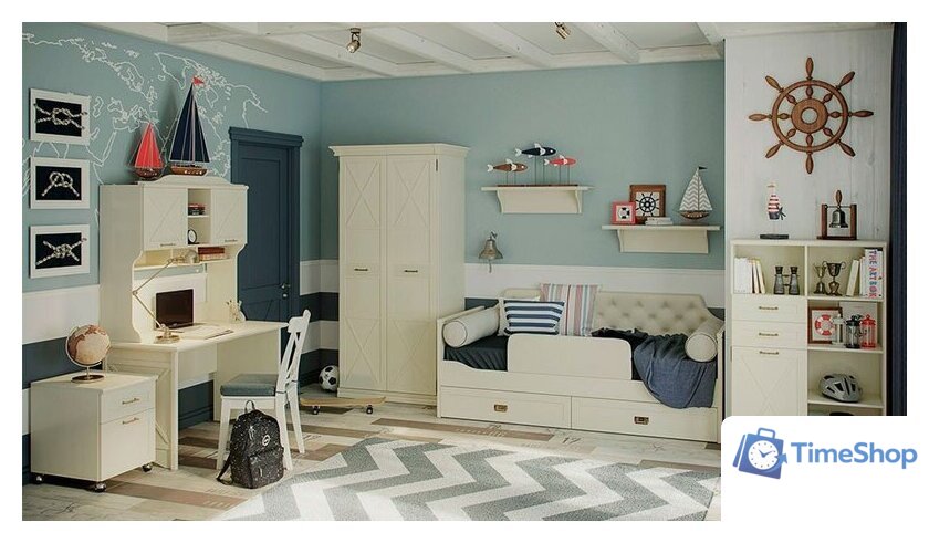 Кровать-тахта Ангстрем Кантри детская КА-830.25 (Я16) исп.4 (Д1, валенсия) - Изображение №2 — Интернет-магазин Time-Shop