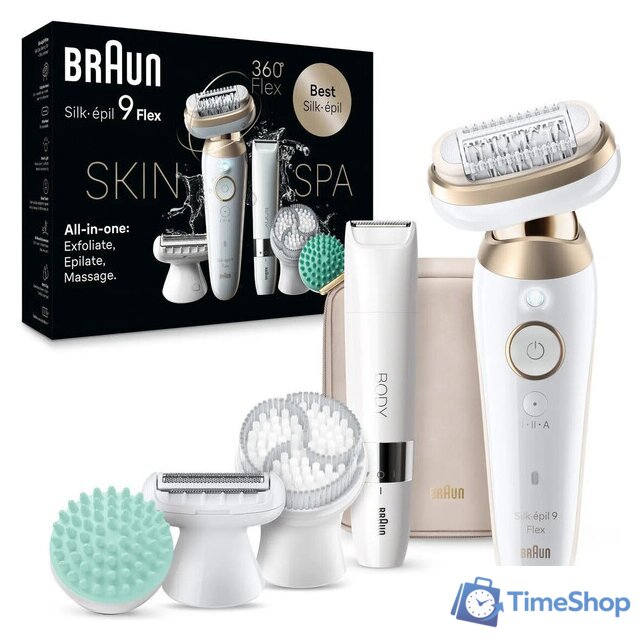 Эпилятор Braun Silk-epil 9 Flex SES9481 3D - Изображение №2 — Интернет-магазин Time-Shop