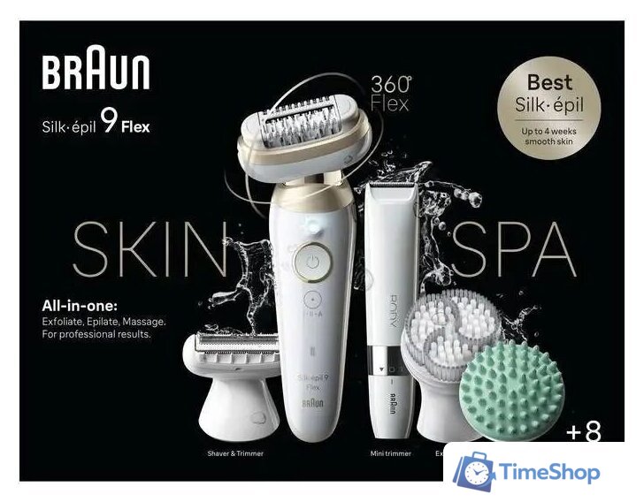 Эпилятор Braun Silk-epil 9 Flex SES9481 3D - Изображение №3 — Интернет-магазин Time-Shop