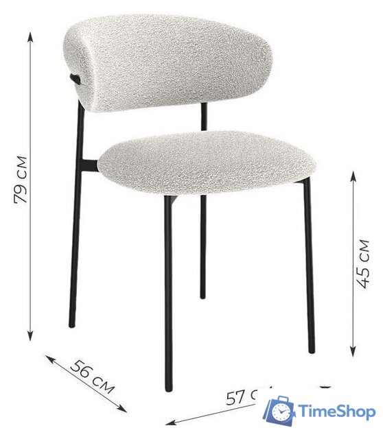 Стул Kenner 309SD (черный/какао E33) - Изображение №11 — Интернет-магазин Time-Shop