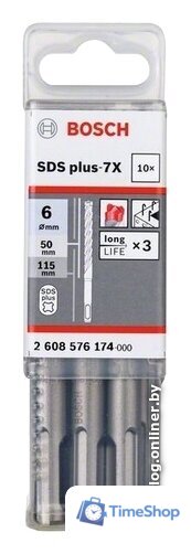 Набор оснастки для электроинструмента Bosch 2608576174 (10 предметов) - Изображение №1 — Интернет-магазин Time-Shop