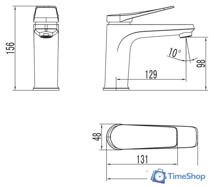 Смеситель Lemark Bronx LM3706MW - Изображение №8 — Интернет-магазин Time-Shop