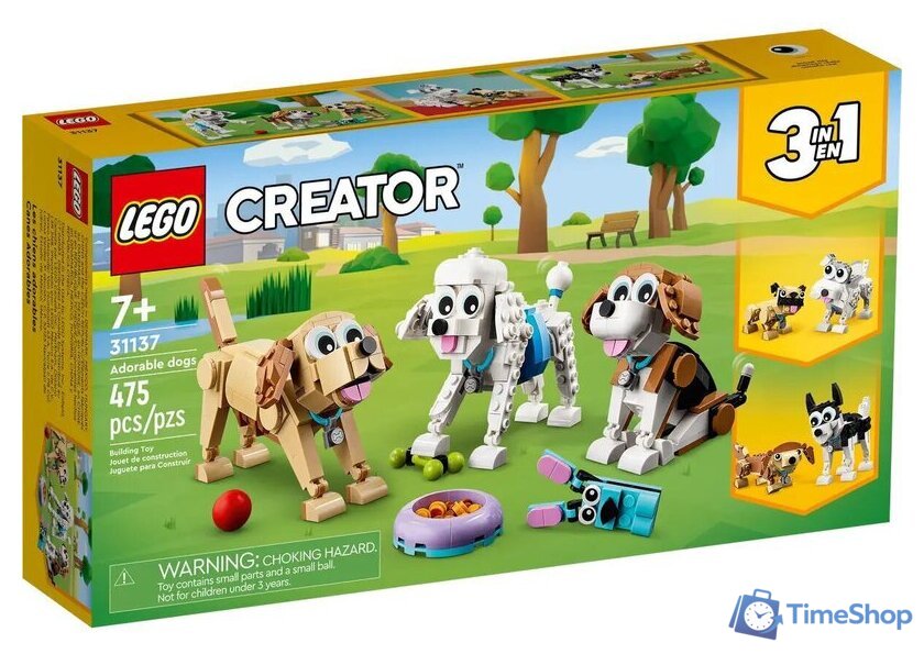 Конструктор LEGO Creator 31137 Очаровательные собаки - Изображение №1 — Интернет-магазин Time-Shop