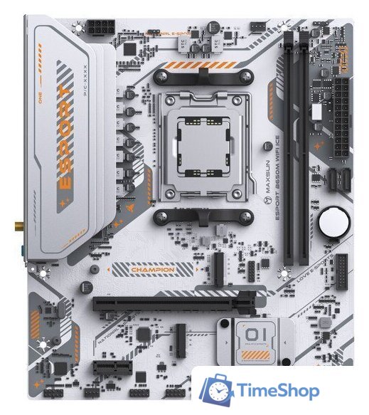 Материнская плата Maxsun eSport B650M WiFi6 Ice - Изображение №1 — Интернет-магазин Time-Shop