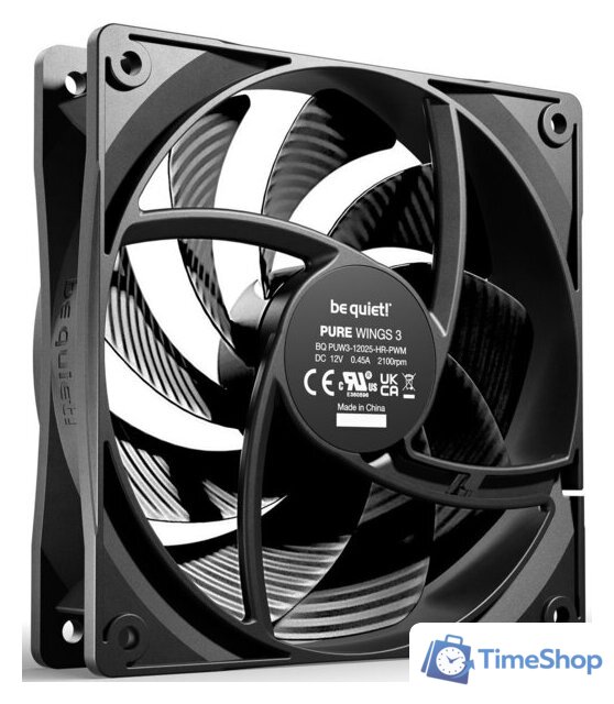 Вентилятор для корпуса be quiet! Pure Wings 3 120mm PWM high-speed BL106 - Изображение №2 — Интернет-магазин Time-Shop
