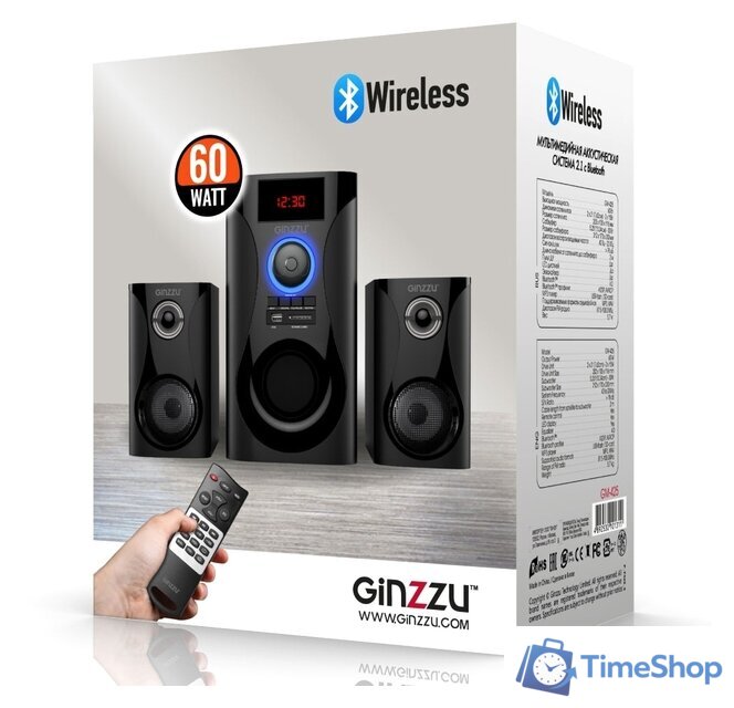 Акустика Ginzzu GM-425 - Изображение №2 — Интернет-магазин Time-Shop