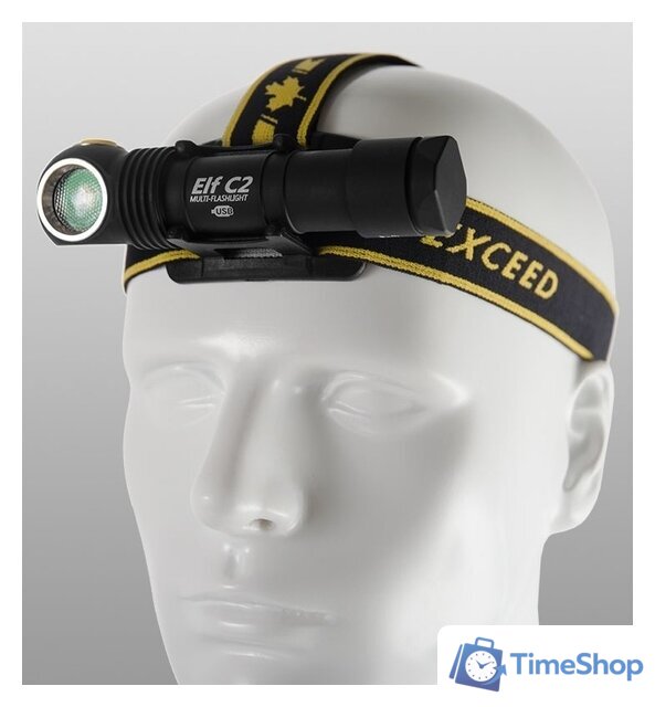 Фонарь Armytek Elf C2 Micro-USB XP-L (White) + 18650 Li-Ion - Изображение №6 — Интернет-магазин Time-Shop