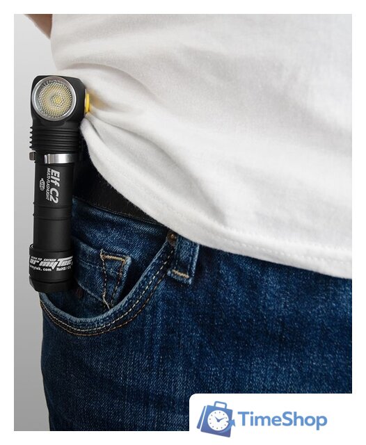 Фонарь Armytek Elf C2 Micro-USB XP-L (White) + 18650 Li-Ion - Изображение №10 — Интернет-магазин Time-Shop