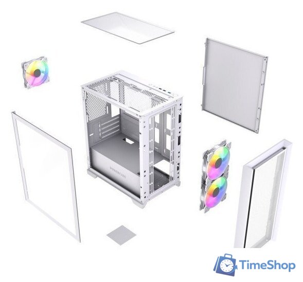 Корпус Powercase Alisio Micro Z3B ARGB V2 CAMZW-A3-V2 - Изображение №8 — Интернет-магазин Time-Shop