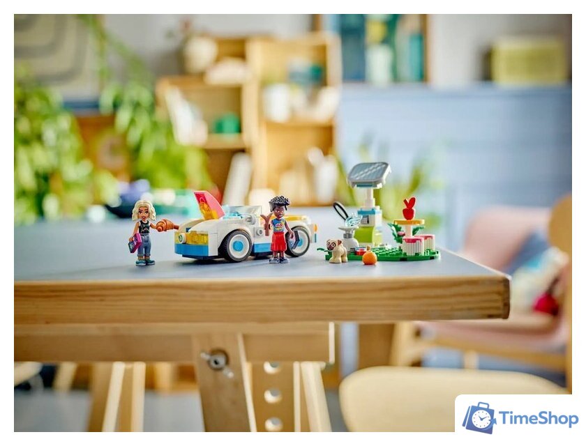 Конструктор LEGO Friends Электромобиль и зарядное устройство 42609 - Изображение №12 — Интернет-магазин Time-Shop