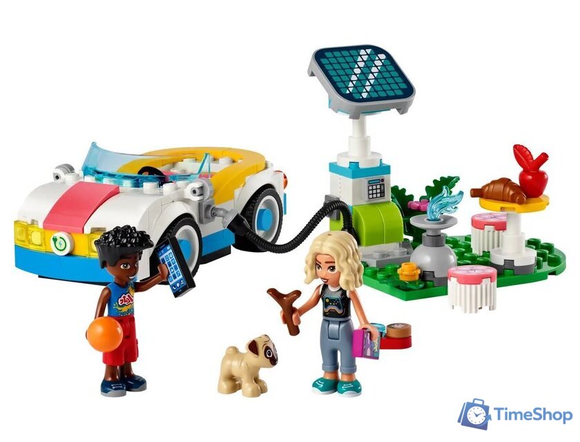 Конструктор LEGO Friends Электромобиль и зарядное устройство 42609 - Изображение №4 — Интернет-магазин Time-Shop