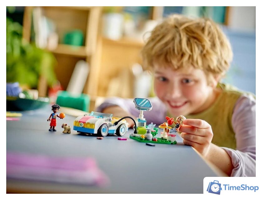 Конструктор LEGO Friends Электромобиль и зарядное устройство 42609 - Изображение №9 — Интернет-магазин Time-Shop