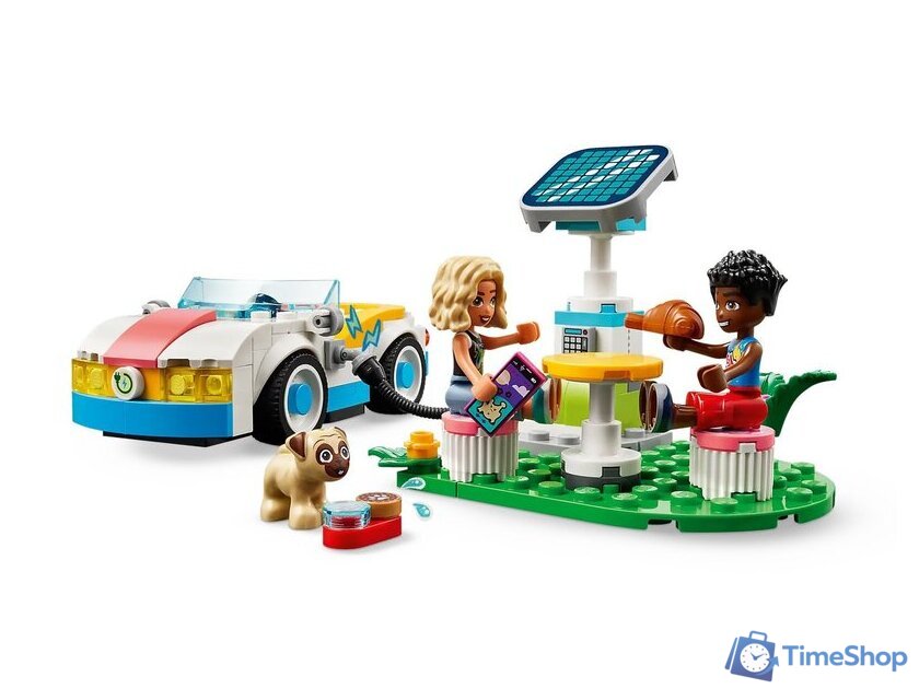 Конструктор LEGO Friends Электромобиль и зарядное устройство 42609 - Изображение №6 — Интернет-магазин Time-Shop