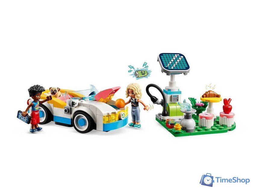 Конструктор LEGO Friends Электромобиль и зарядное устройство 42609 - Изображение №5 — Интернет-магазин Time-Shop
