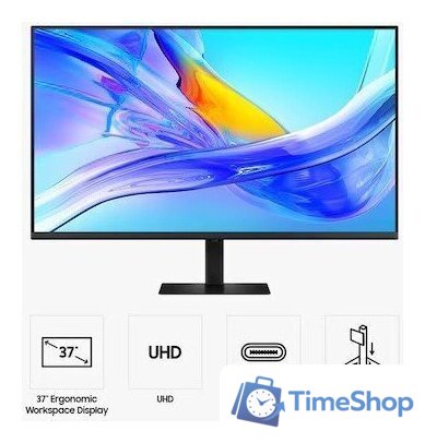 Монитор Samsung ViewFinity S8 LS37D800UAUXEN - Изображение №4 — Интернет-магазин Time-Shop