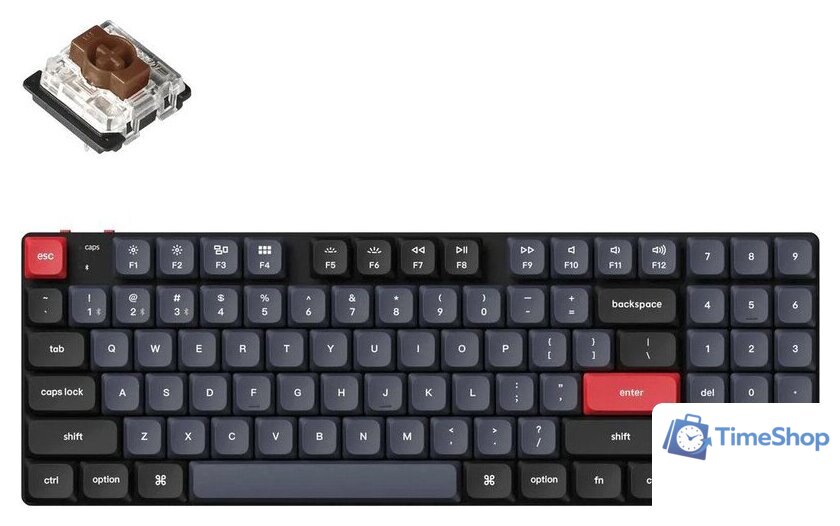 Клавиатура Keychron K13 Pro RGB K13P-H3-RU (Gateron Low Profile Brown) - Изображение №1 — Интернет-магазин Time-Shop