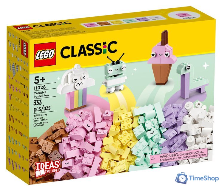 Набор деталей LEGO Classic 11028 Творческое пастельное веселье - Изображение №1 — Интернет-магазин Time-Shop