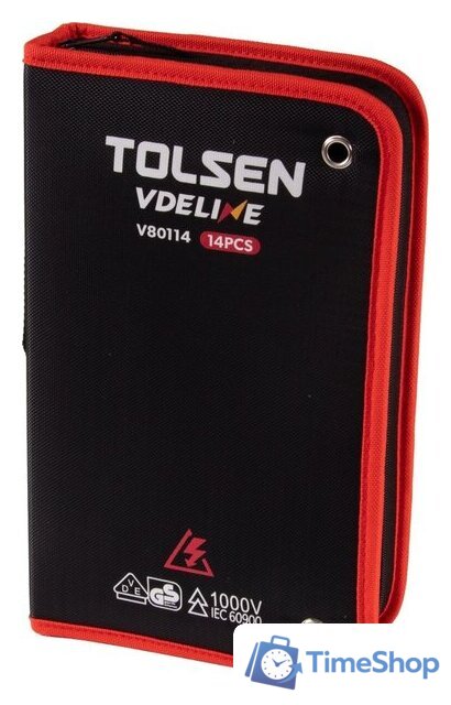 Универсальный набор инструментов Tolsen TTV80114 (14 предметов) - Изображение №3 — Интернет-магазин Time-Shop