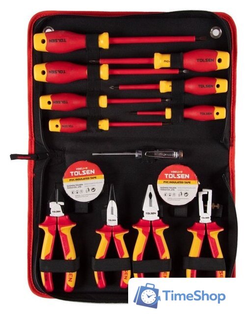 Универсальный набор инструментов Tolsen TTV80114 (14 предметов) - Изображение №1 — Интернет-магазин Time-Shop