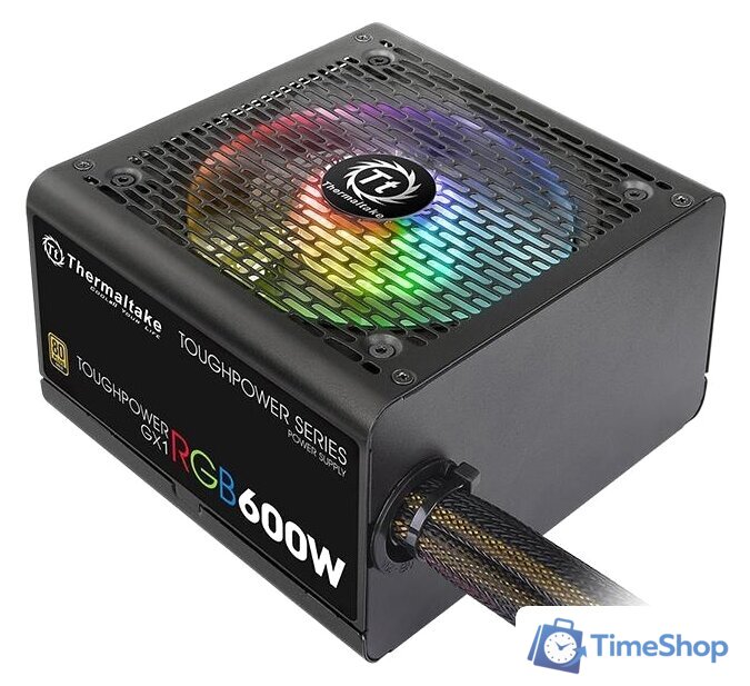 Блок питания Thermaltake Toughpower GX1 RGB 600W Gold TP-600AH2NKG - Изображение №1 — Интернет-магазин Time-Shop