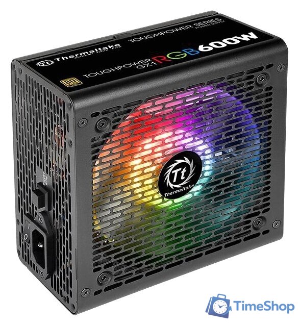 Блок питания Thermaltake Toughpower GX1 RGB 600W Gold TP-600AH2NKG - Изображение №2 — Интернет-магазин Time-Shop