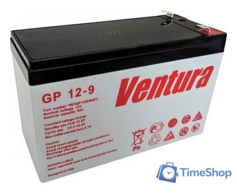 Аккумулятор для ИБП Ventura GP 12-9 (12 В/9 А·ч) - Изображение №2 — Интернет-магазин Time-Shop