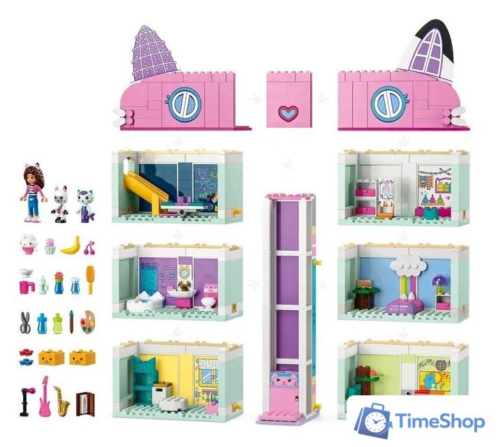 Конструктор LEGO Gabby's Dollhouse 10788 Кукольный домик Габби - Изображение №4 — Интернет-магазин Time-Shop