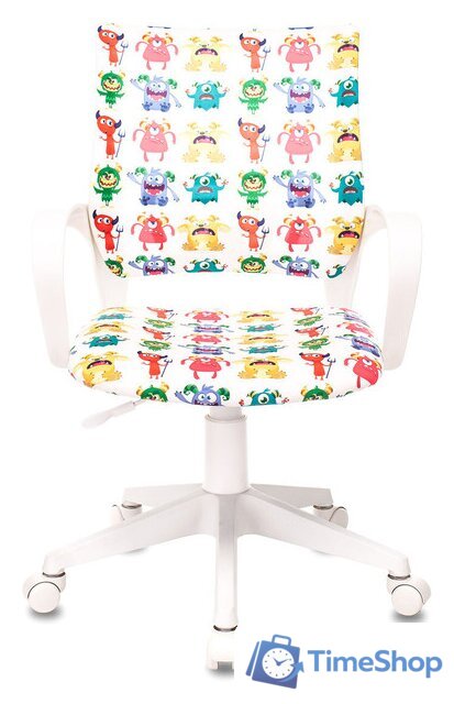 Офисное кресло Бюрократ Burokids 1W 1687096 (белый/пластик белый) - Изображение №6 — Интернет-магазин Time-Shop