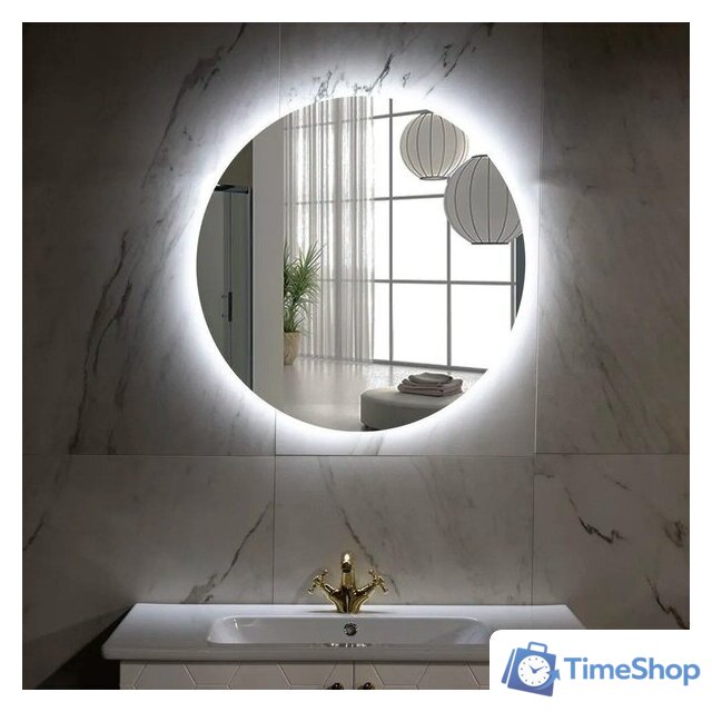  Пекам Зеркало Ring Fly 90x90 RingFly-90x90B (с подсветкой и бесконтактным сенсором) - Изображение №7 — Интернет-магазин Time-Shop