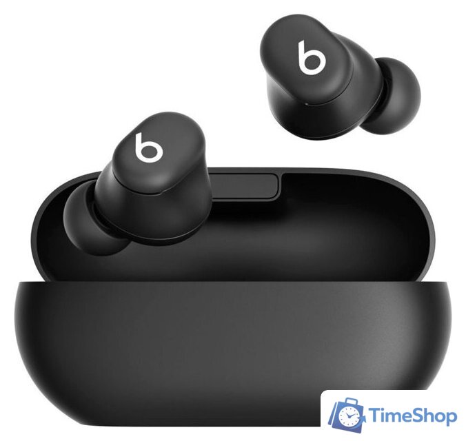 Наушники Beats Solo Buds (черный матовый) - Изображение №1 — Интернет-магазин Time-Shop