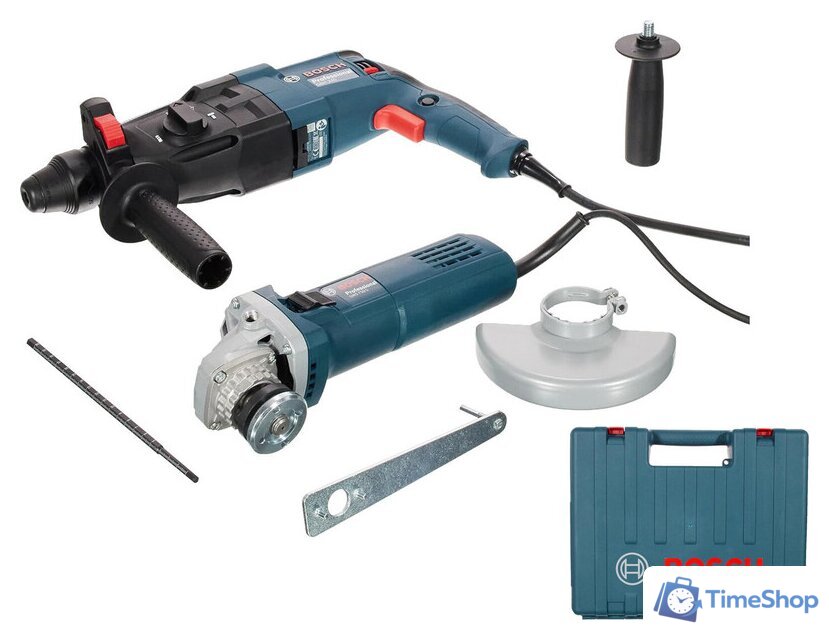  Bosch Professional 0615990M8H (перфоратор, УШМ, кейс) - Изображение №1 — Интернет-магазин Time-Shop