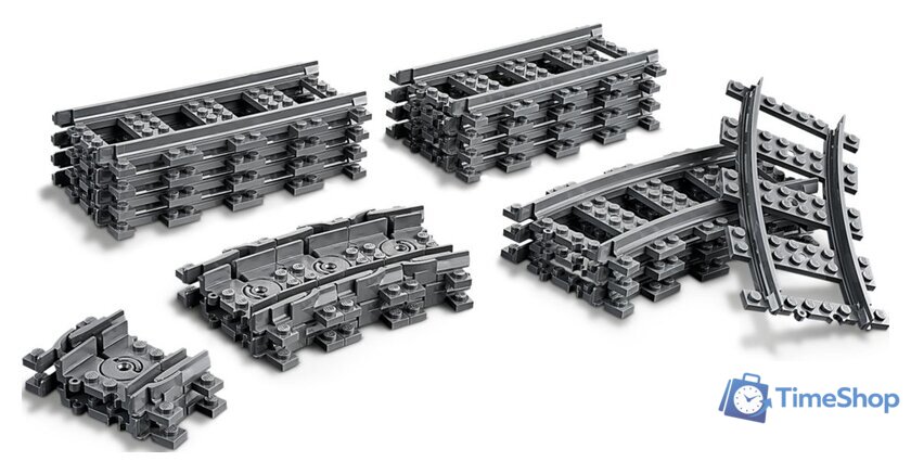 Конструктор LEGO City 60205 Рельсы - Изображение №2 — Интернет-магазин Time-Shop