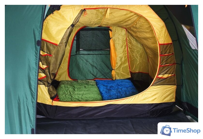 Кемпинговая палатка AlexikA Nevada 4 (зеленый) - Изображение №6 — Интернет-магазин Time-Shop
