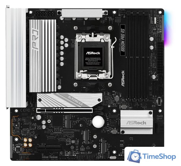 Материнская плата ASRock B850M Pro RS - Изображение №1 — Интернет-магазин Time-Shop