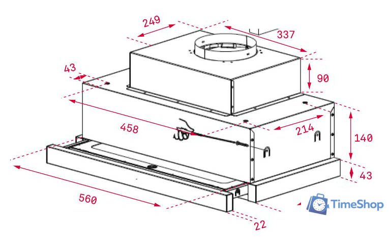 Кухонная вытяжка TEKA CNL 6815 Plus [40436840] - Изображение №2 — Интернет-магазин Time-Shop